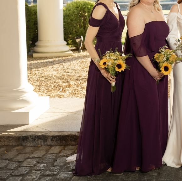 Azazie Calla Dress in Grape, size 2 - Picture 8 of 12